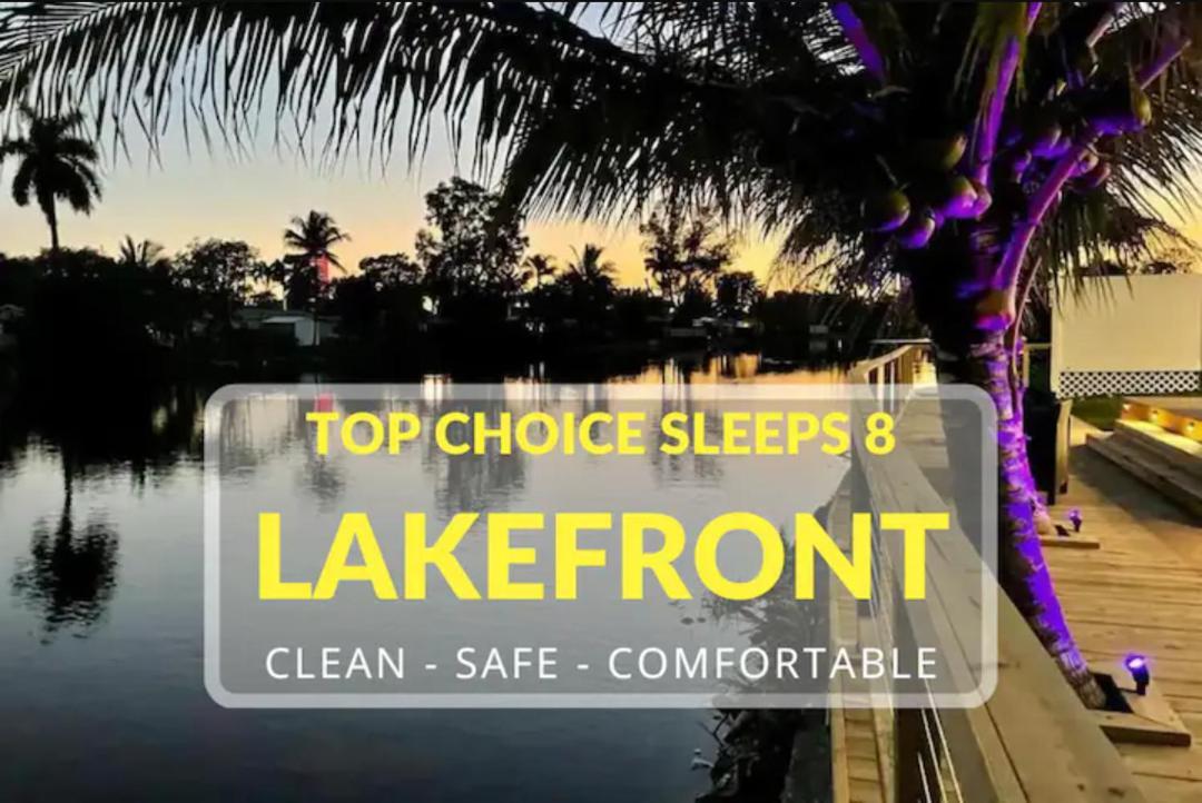 5-Star Lakefront Oasis In Hollywood-Hard Rock Casino Fort Lauderdale Exterior foto